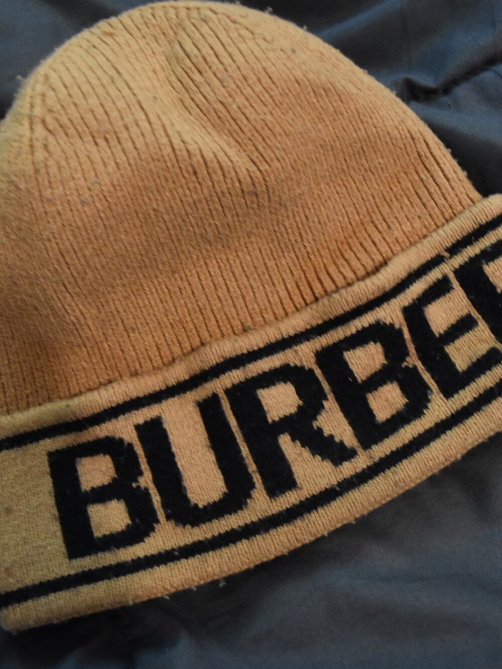 Authentic Unisex Burberry London Woven Beanie OS